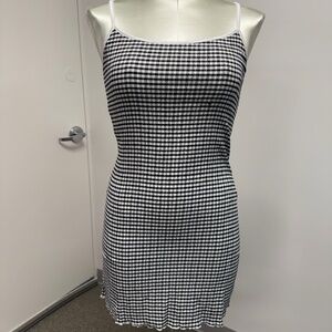 NWT Katie J NYC VERUCA CHECK PULL ON EASY DRESS